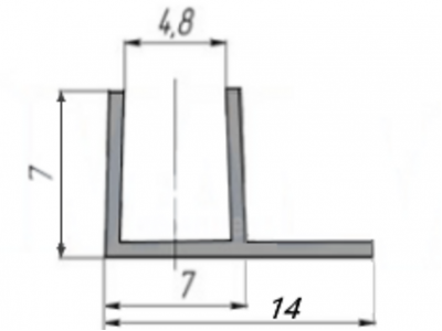 Доп. комплектацияПланка угловая для стеновой панели 5 мм.