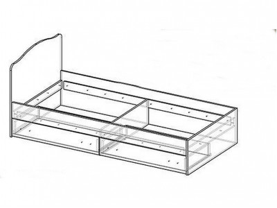 Кровать Светлана (ММ) Кровать с ящиками