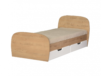 Кровать Скай Модуль № 13  Кровать с ящиками